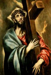 Krisztus átkarolja a keresztet (Museo Nacional del Prado) – El Greco